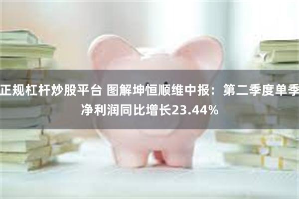 正规杠杆炒股平台 图解坤恒顺维中报：第二季度单季净利润同比增长23.44%