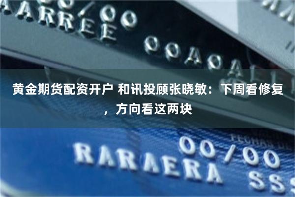 黄金期货配资开户 和讯投顾张晓敏：下周看修复，方向看这两块