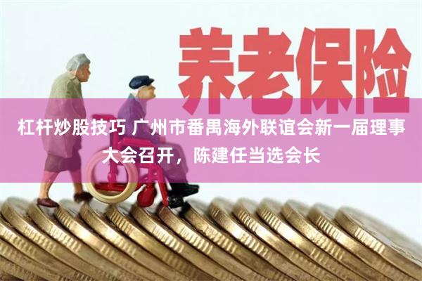 杠杆炒股技巧 广州市番禺海外联谊会新一届理事大会召开，陈建任当选会长