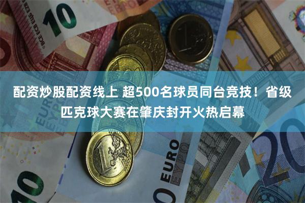 配资炒股配资线上 超500名球员同台竞技！省级匹克球大赛在肇庆封开火热启幕