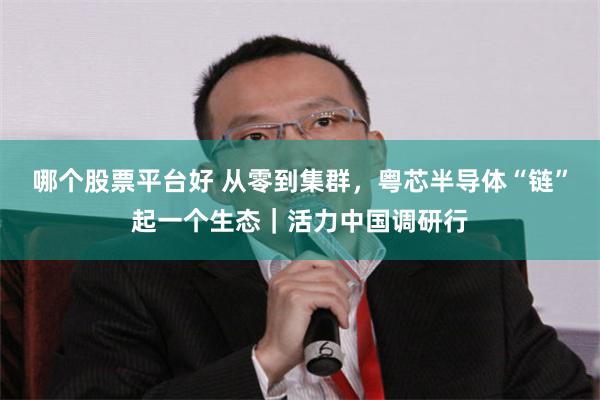 哪个股票平台好 从零到集群，粤芯半导体“链”起一个生态｜活力中国调研行