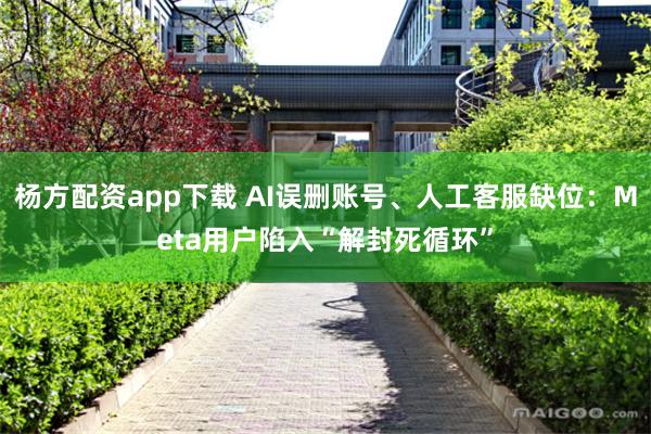 杨方配资app下载 AI误删账号、人工客服缺位：Meta用户陷入“解封死循环”