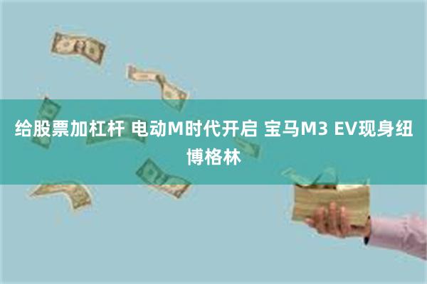 给股票加杠杆 电动M时代开启 宝马M3 EV现身纽博格林